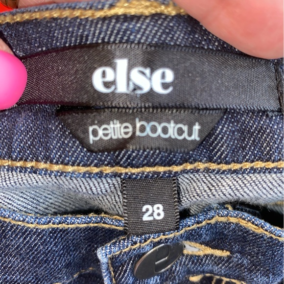 else Jeans Size 28 Like New Condition Petite Boot Cut - Picture 6 of 7